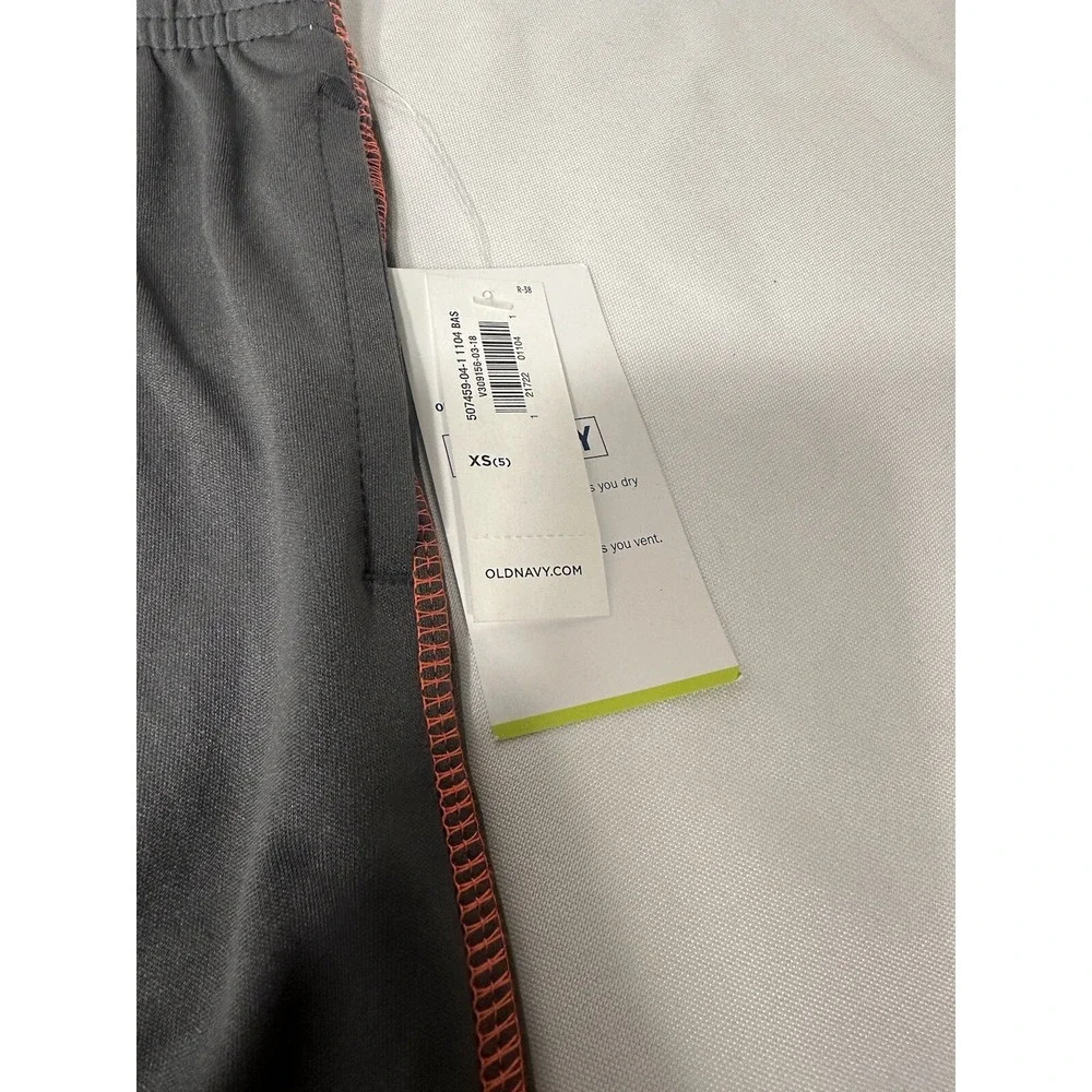 old navy active boys grey sweat‎ shorts pockets size XS 5 extra small